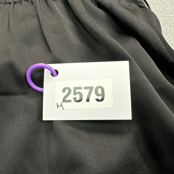 Babydoll Cami Size 4 Black Lace Trim Wrap Satin Whimsigoth Fairy Goth Feminine - Picture 12 of 12